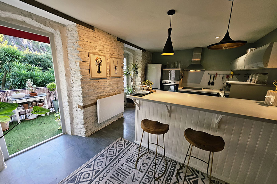 Cuisine ouverte à l'américaine